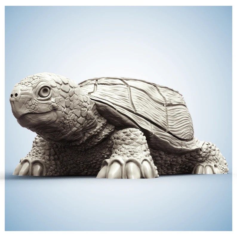 Turtle Animal Planter - STL Format 3D Printable Ready File